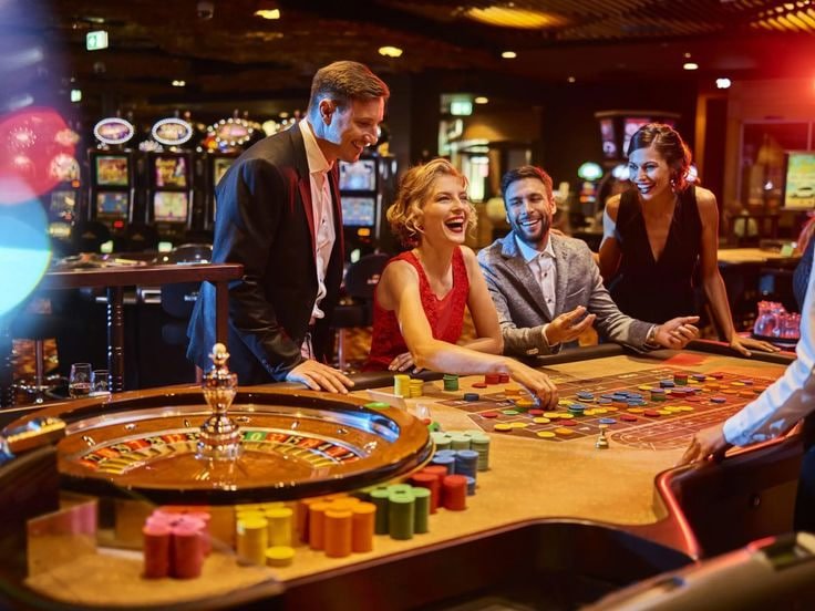 Live casino tables with multi-camera dealer broadcast